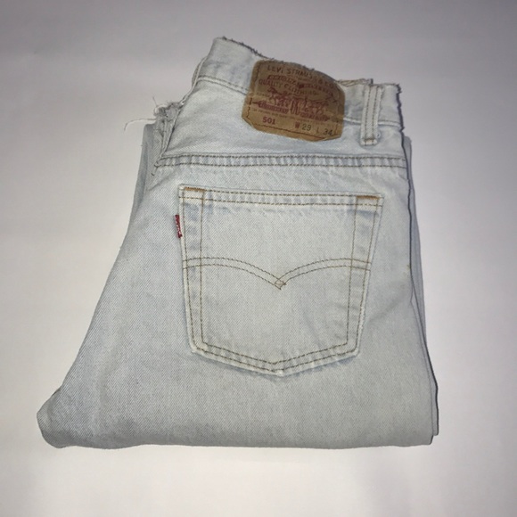 Levi's Other - Levi 501 29x34 Men's Light wash Jeans 0534